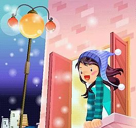 情人世界 兩人世界 圣誕節 矢量 EPS_68