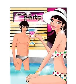 時(shí)尚女性 夏日生活 矢量人物 AI_30