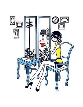 時(shí)尚女性 家庭生活 矢量人物 AI_12
