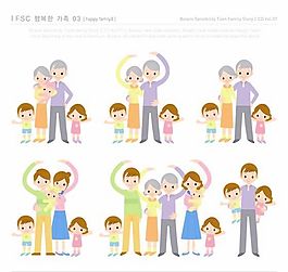 欢乐家庭 家庭生活 矢量 AI_191