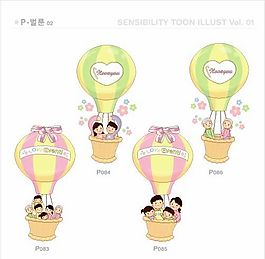 歡樂家庭 家庭生活 矢量 AI_048