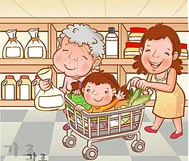 欢乐家庭 家庭生活 矢量 EPS_077