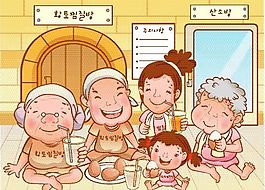 歡樂家庭 家庭生活 矢量 EPS_075