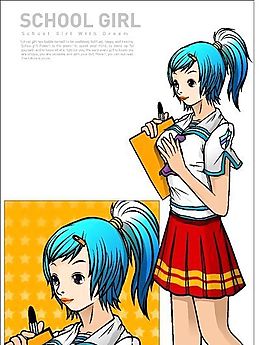 青春少女 女性世界 矢量素材 AI格式_0042