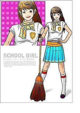 青春少女 女性世界 矢量素材 AI格式_0032