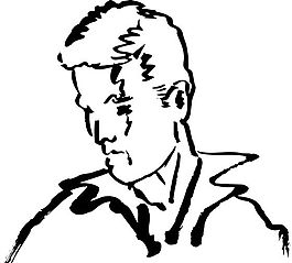 矢量男性 線條藝術 矢量 EPS格式_0009