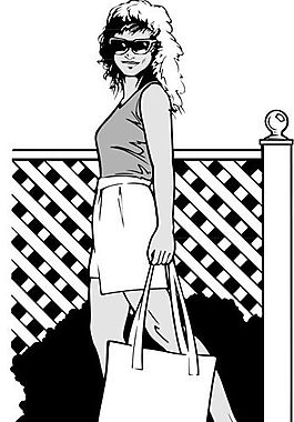 女性 時(shí)尚女人 矢量 EPS格式_0063
