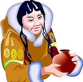 遠(yuǎn)古人物 猿猴時(shí)代 矢量 EPS格式_0062