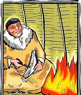 遠(yuǎn)古人物 猿猴時(shí)代 矢量 EPS格式_0057