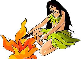 遠(yuǎn)古人物 猿猴時(shí)代 矢量 EPS格式_0049