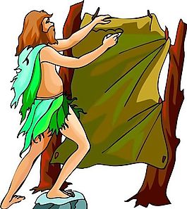 遠(yuǎn)古人物 猿猴時(shí)代 矢量 EPS格式_0034