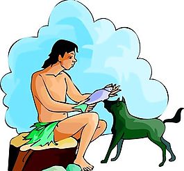 遠(yuǎn)古人物 猿猴時(shí)代 矢量 EPS格式_0031