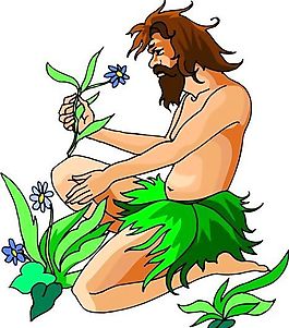 遠(yuǎn)古人物 猿猴時(shí)代 矢量 EPS格式_0028