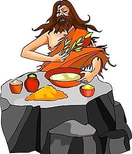 遠(yuǎn)古人物 猿猴時(shí)代 矢量 EPS格式_0022