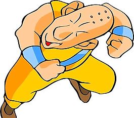 古代人物 卡通漫畫 矢量素材 AI格式_0251