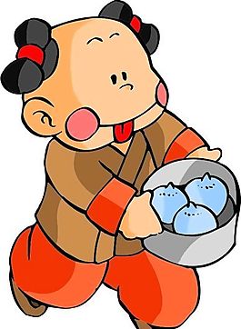 古代人物 卡通漫畫 矢量素材 AI格式_0195
