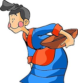古代人物 卡通漫畫(huà) 矢量素材 AI格式_0190
