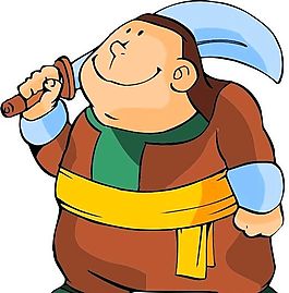 古代人物 卡通漫畫 矢量素材 AI格式_0140