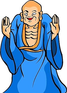 古代人物 卡通漫畫(huà) 矢量素材 AI格式_0025