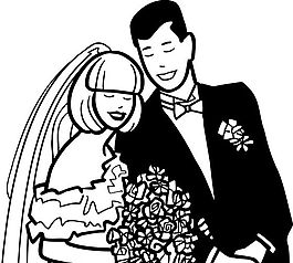 婚禮 婚紗 矢量素材 EPS格式_0007