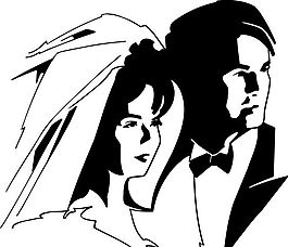 婚禮 婚紗 矢量素材 EPS格式_0004