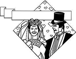 婚禮 婚紗 矢量素材 EPS格式_0002