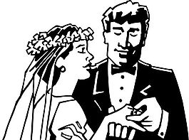 婚禮 婚紗 矢量素材 EPS格式_0001