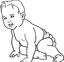 嬰兒 兒童 矢量素材 EPS格式_0003