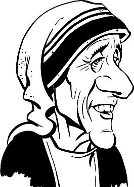 人物頭像 肖像 矢量素材 eps格式_0332