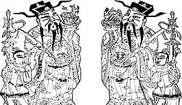 古代人物矢量素材