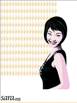 矢量女性 矢量人物 EPS格式_0016
