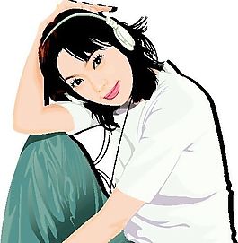矢量頭像肖像 矢量人物 AI格式_0031