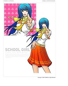 矢量美女素材
