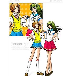 矢量美女素材