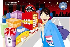 時尚女性 矢量素材 AI_0376