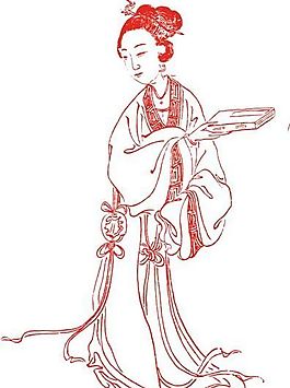 古代人物 女子 矢量素材 cdr格式_23