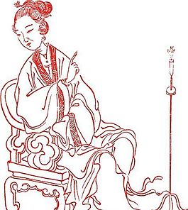 古代人物 女子 矢量素材 cdr格式_07
