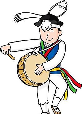 日本民族歌舞矢量素材 ai格式_01