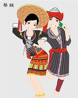 中國少數(shù)民族矢量素材 ai格式_14