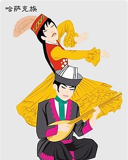 中國少數(shù)民族矢量素材 ai格式_02