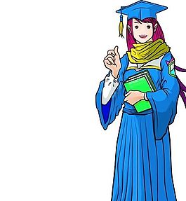 时尚女性 青年女孩 人物图案 矢量 AI_0267