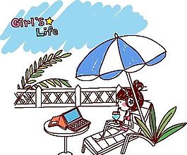卡通兒童插畫 矢量EPS_1245