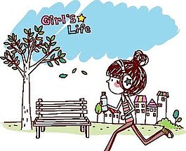 卡通兒童插畫(huà) 矢量EPS_1231
