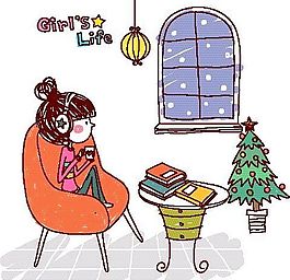 卡通兒童插畫 矢量EPS_1230
