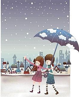 卡通兒童插畫 矢量EPS_1219