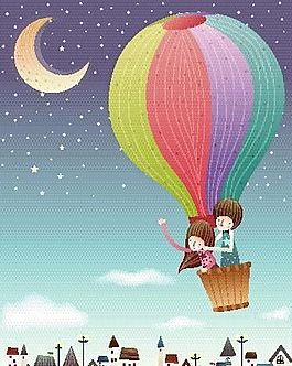 卡通兒童插畫(huà) 矢量EPS_1215