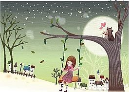 卡通兒童插畫 矢量EPS_1214