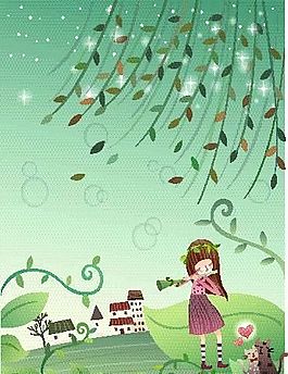 卡通兒童插畫 矢量EPS_1209