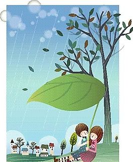 卡通儿童插画 矢量EPS_1206
