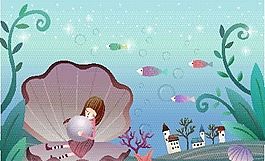 卡通兒童插畫 矢量EPS_1204